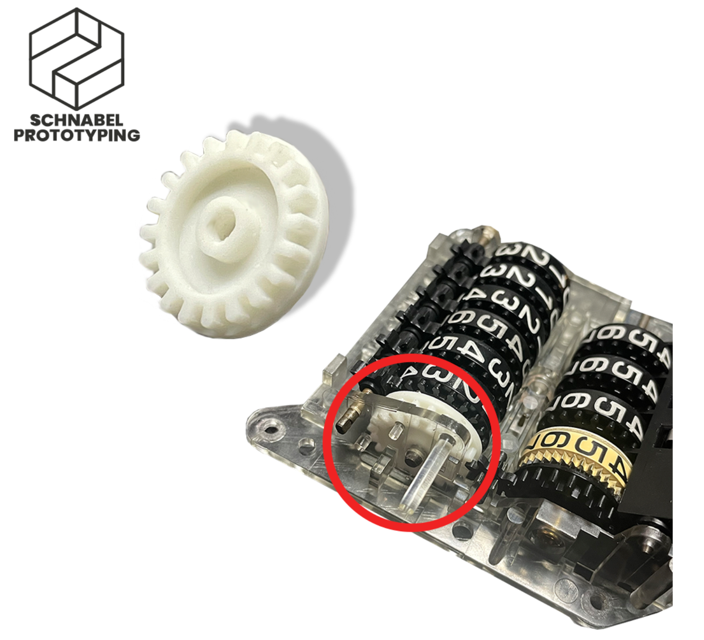 Mercedes W124 W201 TACHO ZAHNRAD METALL KOMBIINSTRUMENT - Timeless-Tech