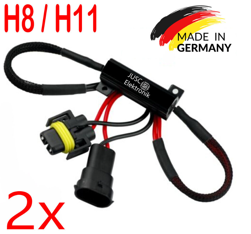 2x Lastwiderstand Widerstand H8 H11 CanBus für LED Nebelscheinwerfer FEHLERFREI - Timeless-Tech