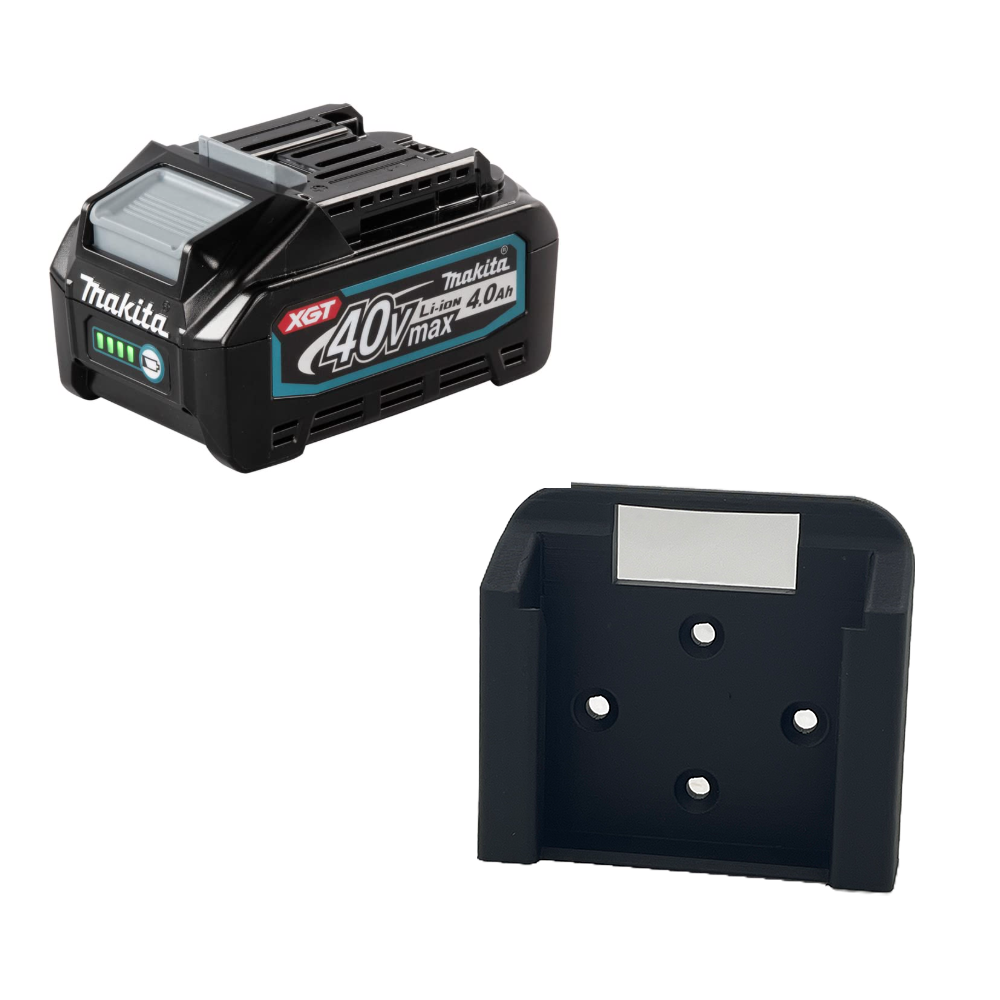 Wandhalterung für Makita 40V max XGT Akku zur Wandmontage