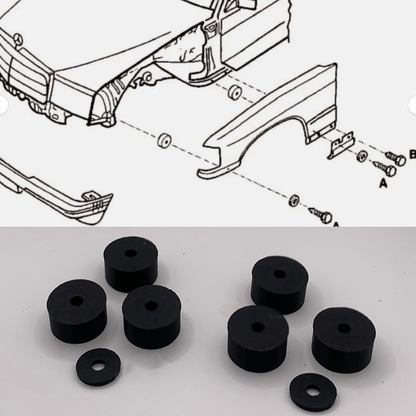 W201 W124 Kotflügel Verbreiterung AMG Ausstellkit 190 E W202 Mercedes Benz - Timeless-Tech